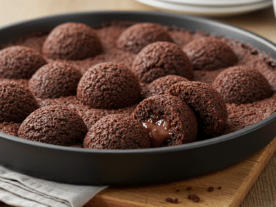 Recette de truffes au chocolat sans gluten