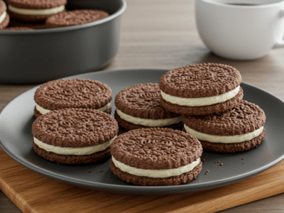 Recette maison de cookies Oreo sans gluten