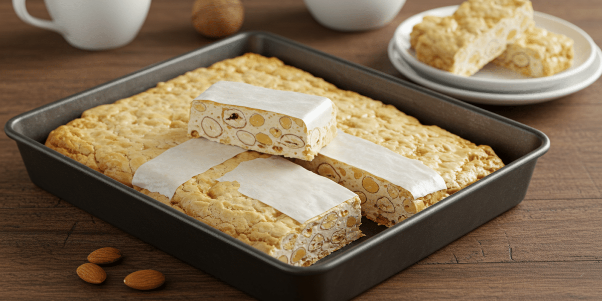Recette traditionnelle de nougat sans gluten