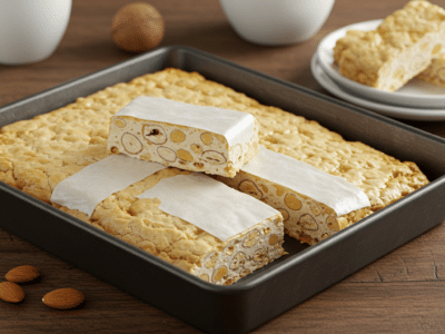 Recette traditionnelle de nougat sans gluten