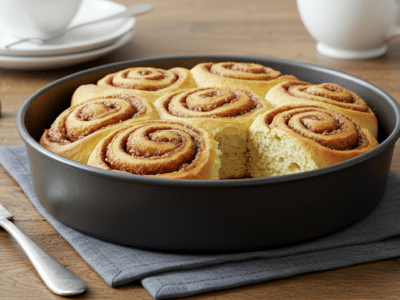 Roulé à la cannelle sans gluten moelleux et parfumé