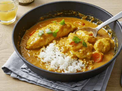 Sauce Curry Sans Lactose Maison