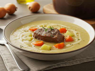 Soupe onctueuse de potiron sans lactose