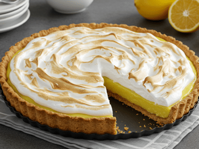 Tarte au citron meringuée sans lactose
