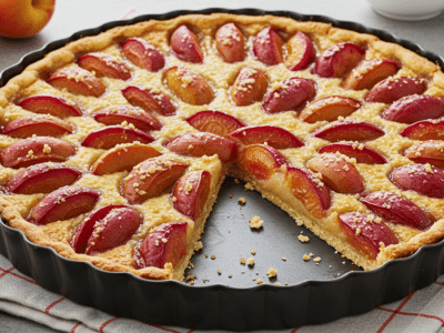 Tarte aux abricots sans lactose