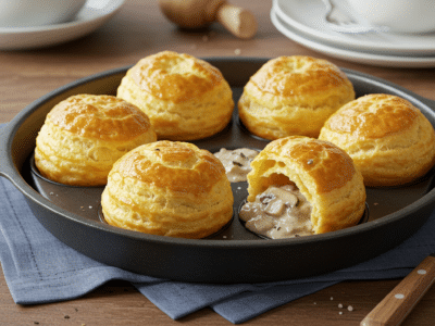 Vol-au-vent sans gluten maison