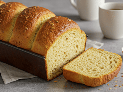 Brioche moelleuse sans œuf et sans beurre