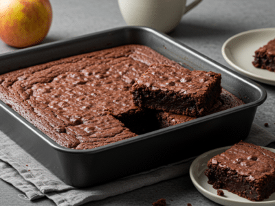 Brownies moelleux sans œuf au chocolat