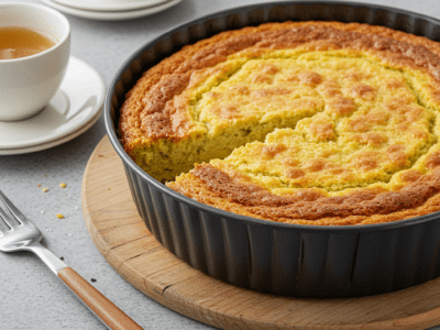 Cake au fromage sans œuf moelleux et savoureux