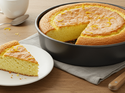 Cake au yaourt sans œuf moelleux et facile