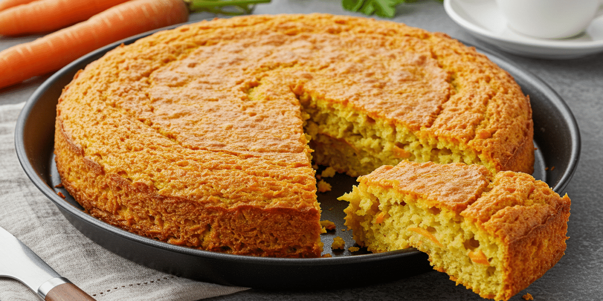 Cake aux carottes sans œuf moelleux et savoureux