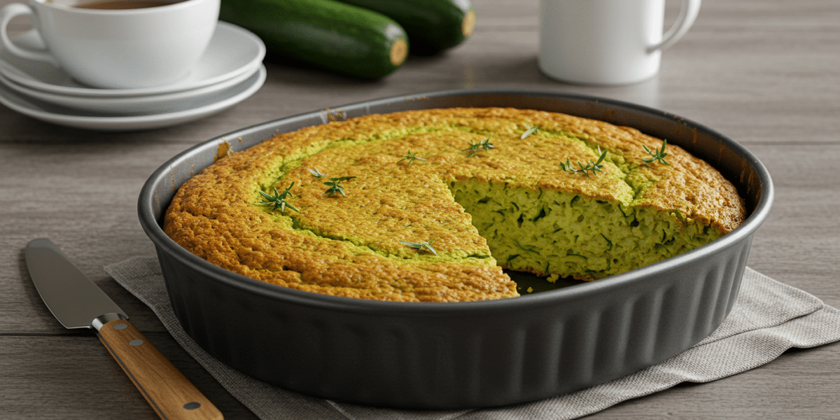Cake moelleux à la courgette sans œuf