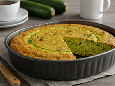 Cake moelleux à la courgette sans œuf