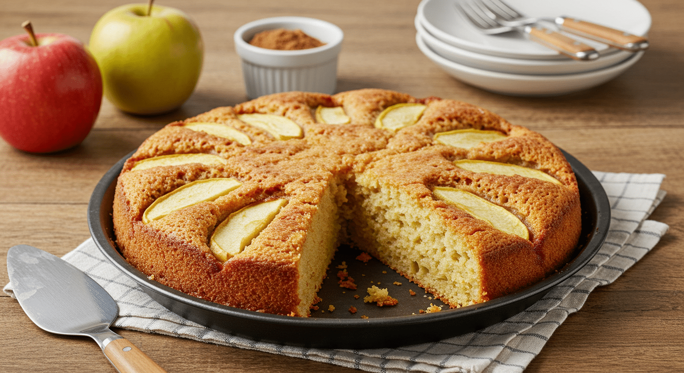 gateau aux pommes sans oeuf