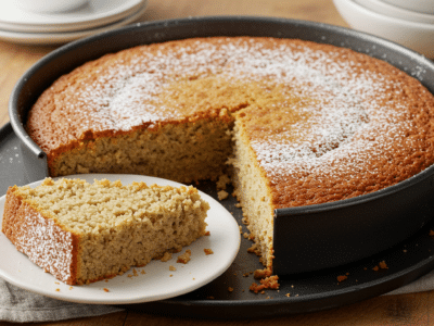 Cake moelleux sans œuf et sans farine