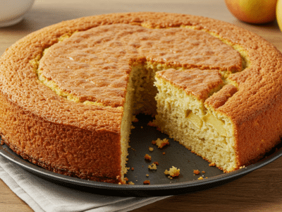 Cake moelleux sans œuf et sans sucre ajouté