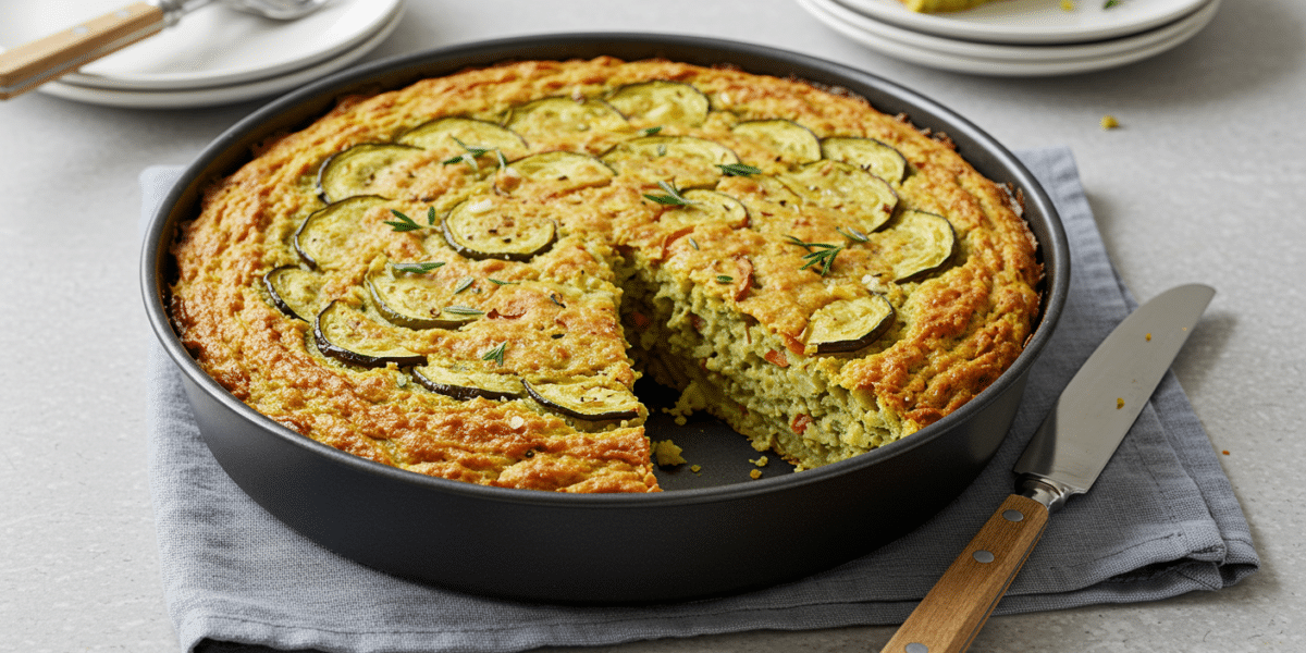 Cake salé sans œuf et sans beurre aux légumes et huile d&rsquo;olive