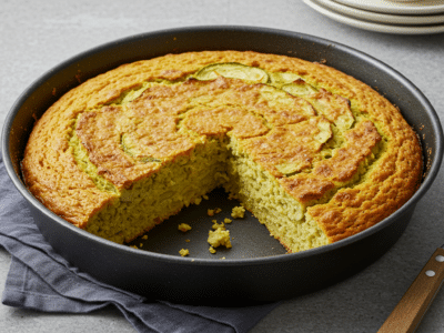 Cake salé sans œuf et sans lait