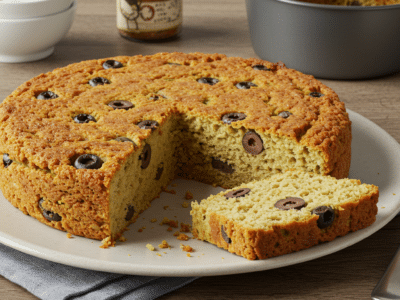 Cake salé sans œuf et sans levure