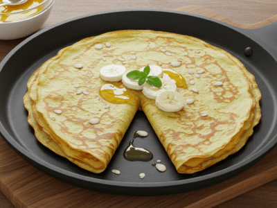 Crêpes sans œuf ni beurre – recette végétalienne légère