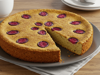 Gâteau Végan Sans Œuf, Sans Sucre et Sans Lait