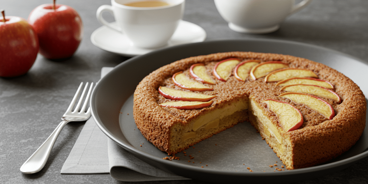 Gâteau moelleux sans œuf, sans beurre et sans sucre ajouté