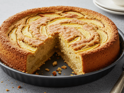 Gâteau moelleux sans œuf, sans gluten et sans lactose