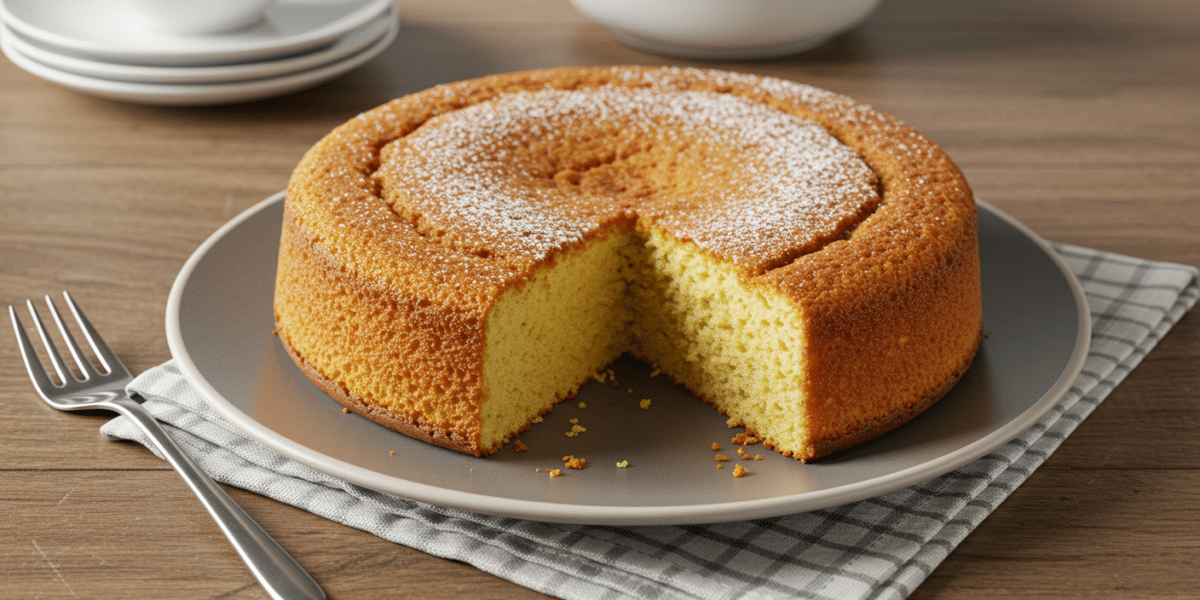 Gâteau moelleux sans œuf au micro-ondes