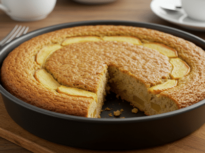 Gâteau moelleux sans œuf ni huile
