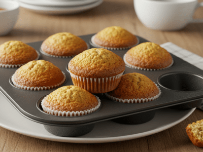 Muffin moelleux sans œuf