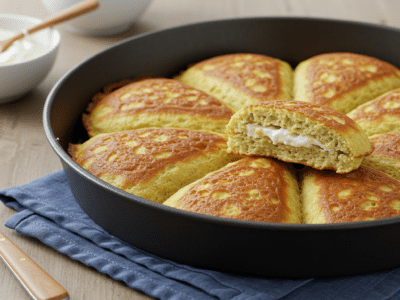 Pâte à gaufres sans œuf simple et moelleuse