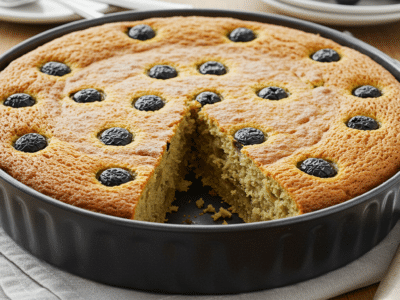 Cake aux olives sans gluten et sans lactose
