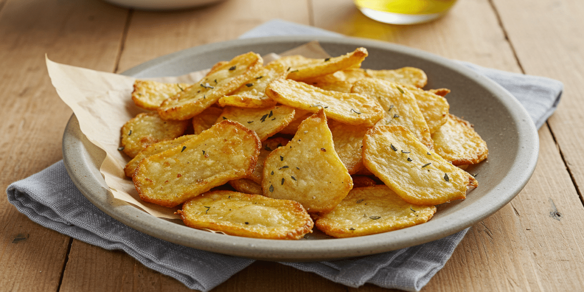 Chips maison sans gluten et sans lactose