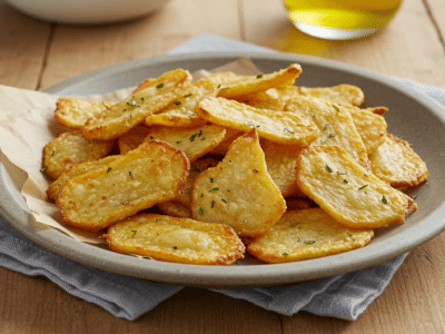 Chips maison sans gluten et sans lactose