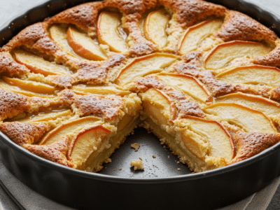Clafoutis aux pommes sans gluten et sans lactose