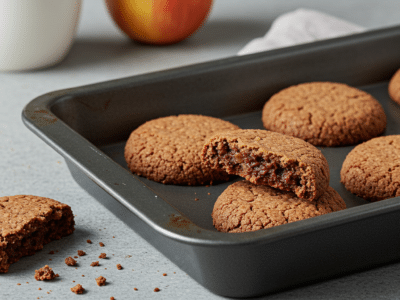 Cookies sans œuf à la compote de pommes