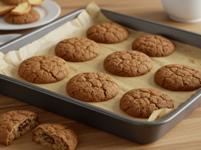 Cookies sans œuf et sans farine à la farine d&rsquo;avoine