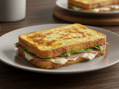 Croque Monsieur sans gluten ni lactose
