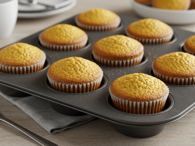 Cupcakes sans gluten et sans lactose moelleux à la vanille