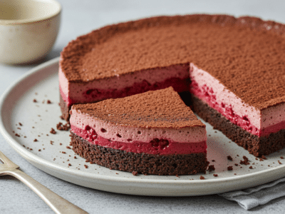 Entremet Chocolat Framboise Sans Gluten Sans Lactose