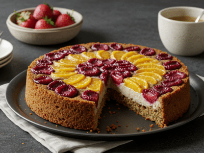 Gâteau Vegan Sans Gluten et Sans Lactose