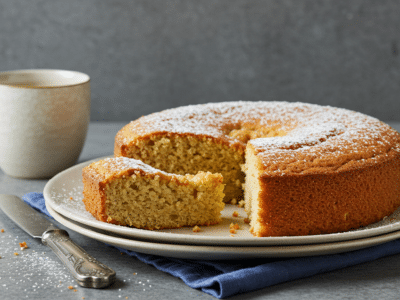Gâteau moelleux sans gluten et sans lactose à la poudre d&rsquo;amande