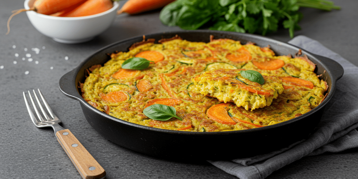 Gaufres aux légumes sans œufs