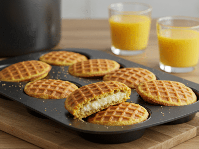 Gaufres sans œuf ni beurre, légères et savoureuses