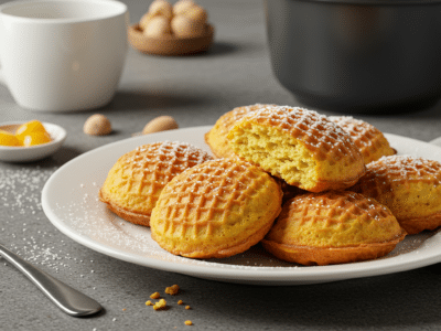 Gaufres sans œuf réalisées au Thermomix