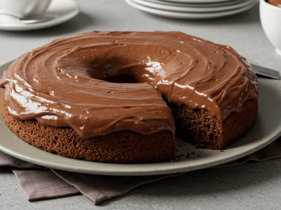 Glaçage au chocolat sans gluten et sans lactose
