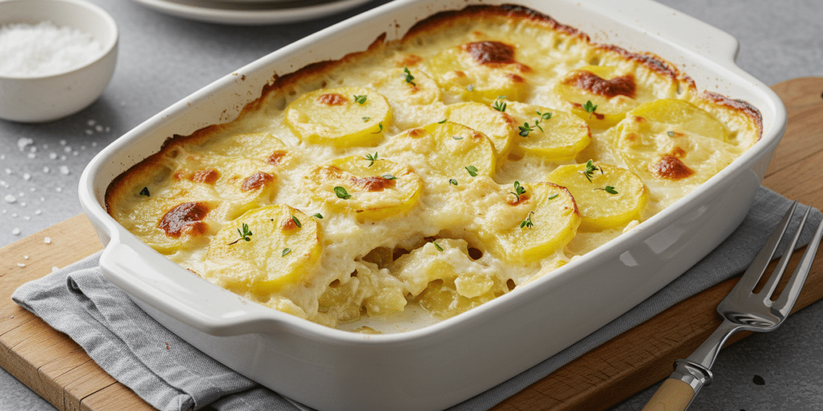 Gratin Dauphinois Sans Lactose et Sans Gluten