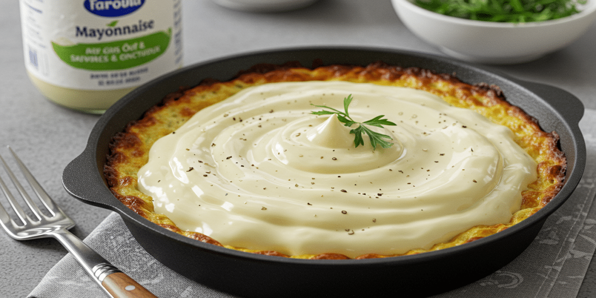 Mayonnaise sans œuf au goût savoureux et onctueux