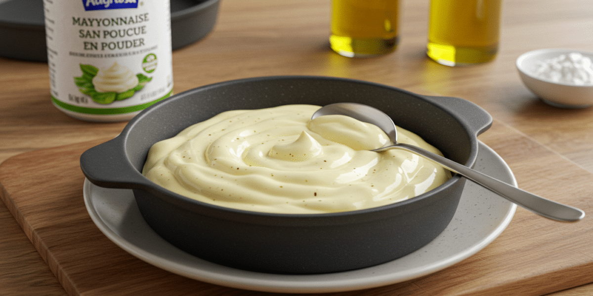 Mayonnaise sans œuf en poudre – Alternative végétalienne et légère