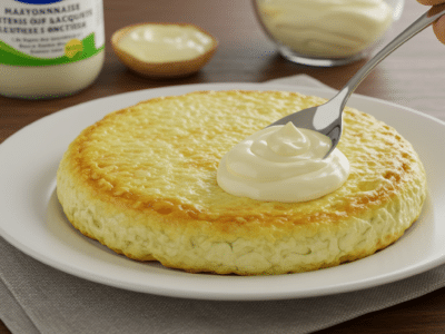 Mayonnaise sans œuf fitness légère et onctueuse